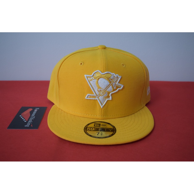 NHL New Era Pittsburgh Penguins Yellow Fitted 59Fifty