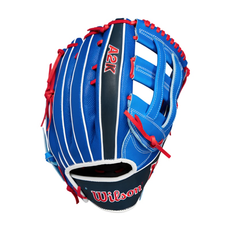 Wilson A2K 12.5″ Mookie Betts Game Glove – Royal-Gray