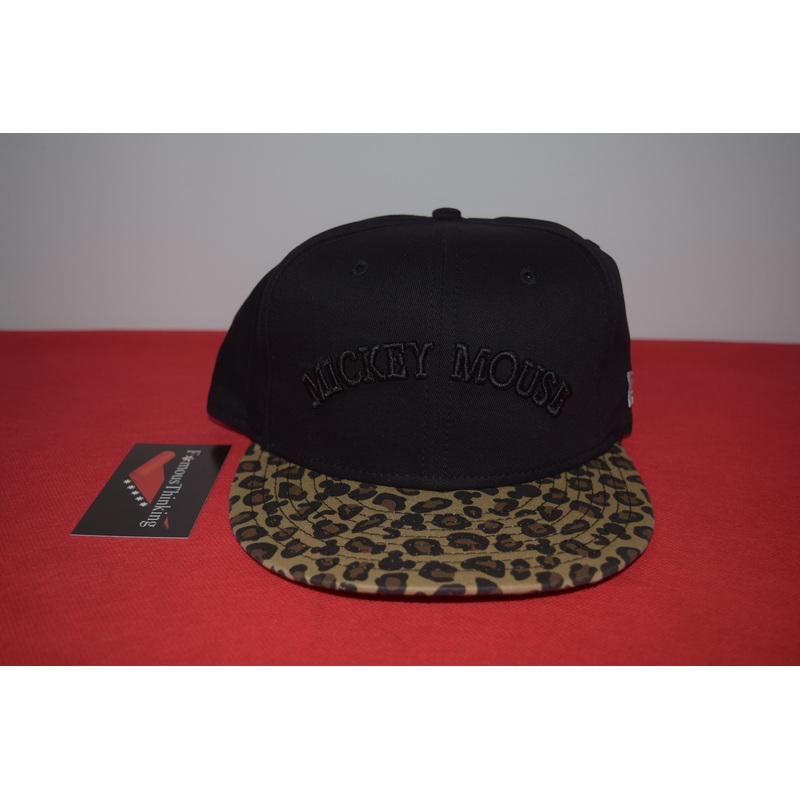 Disney X New Era Mickey Mouse Script Leopard Snapback 9Fifty
