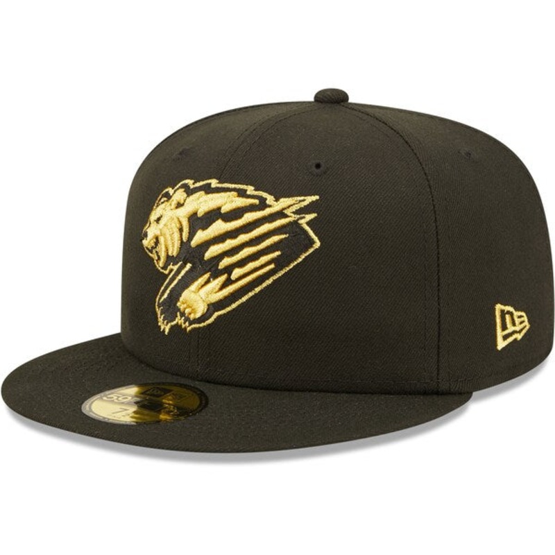 New Era Fresno Grizzlies Black Authentic Collection 59FIFTY Fitted Hat