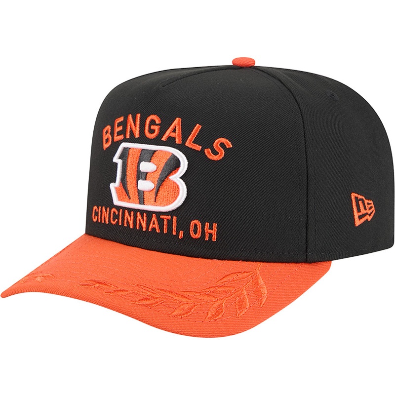 NFL Cincinnati Bengals New Era 2025 Draft 9FIFTY A-Frame Hat – Black