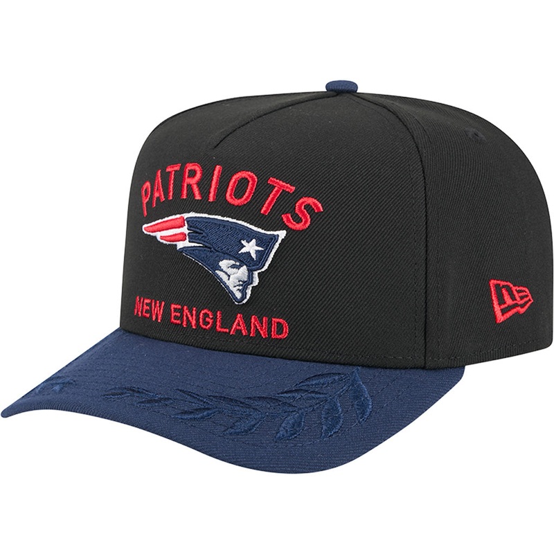 NFL New England Patriots New Era 2025 Draft 9FIFTY A-Frame Hat – Black
