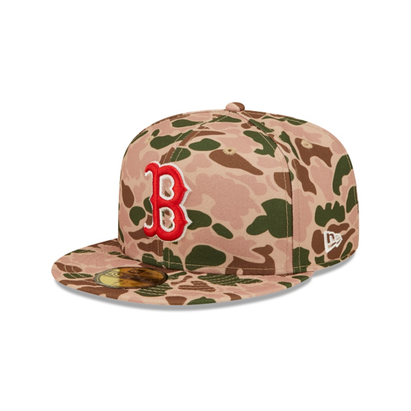 Boston Red Sox Duck Camo Hat – Camo / Cream
