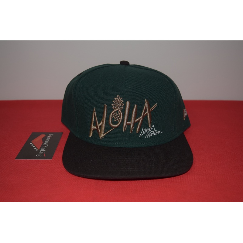 Local Motion X New Era Aloha Green Snapback 9Fifty