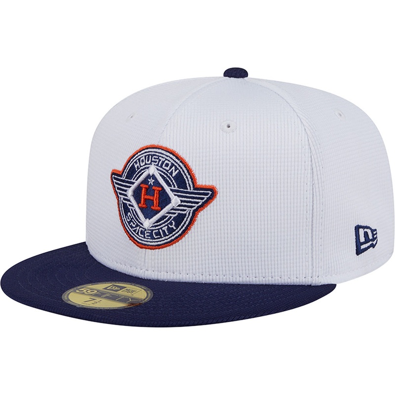 MLB Houston Astros New Era 2025 City Connect Batting Practice 59FIFTY Fitted Hat – White