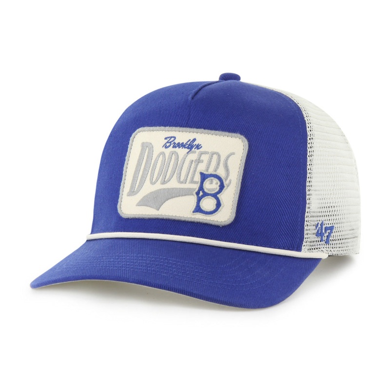 MLB Los Angeles Dodgers ’47 Emmett Hitch Trucker Snapback Hat – Blue
