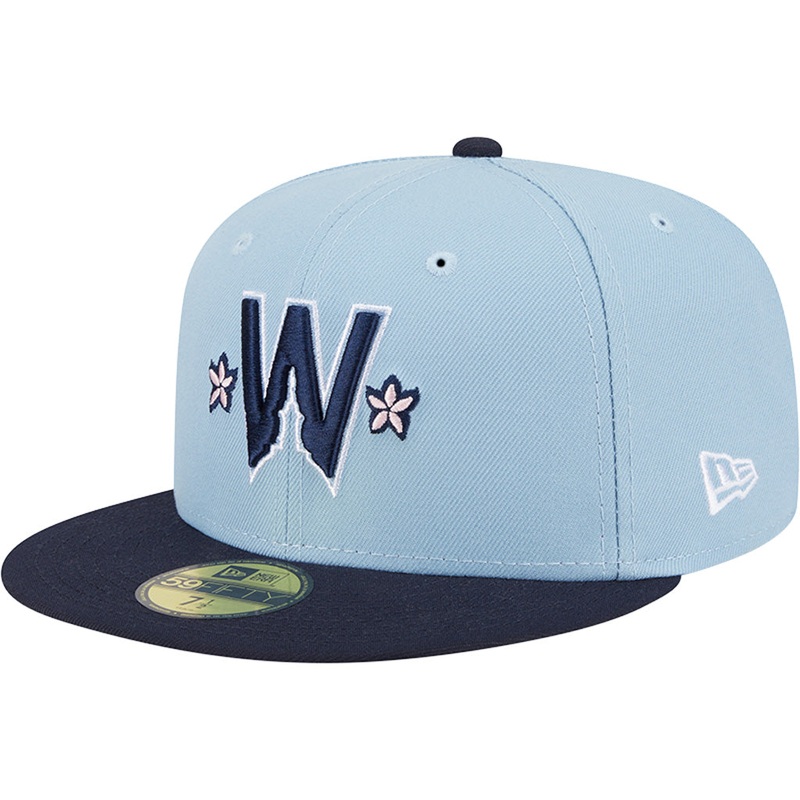 MLB Washington Nationals New Era 2025 City Connect Authentic Collection 59FIFTY Fitted Hat – Blue