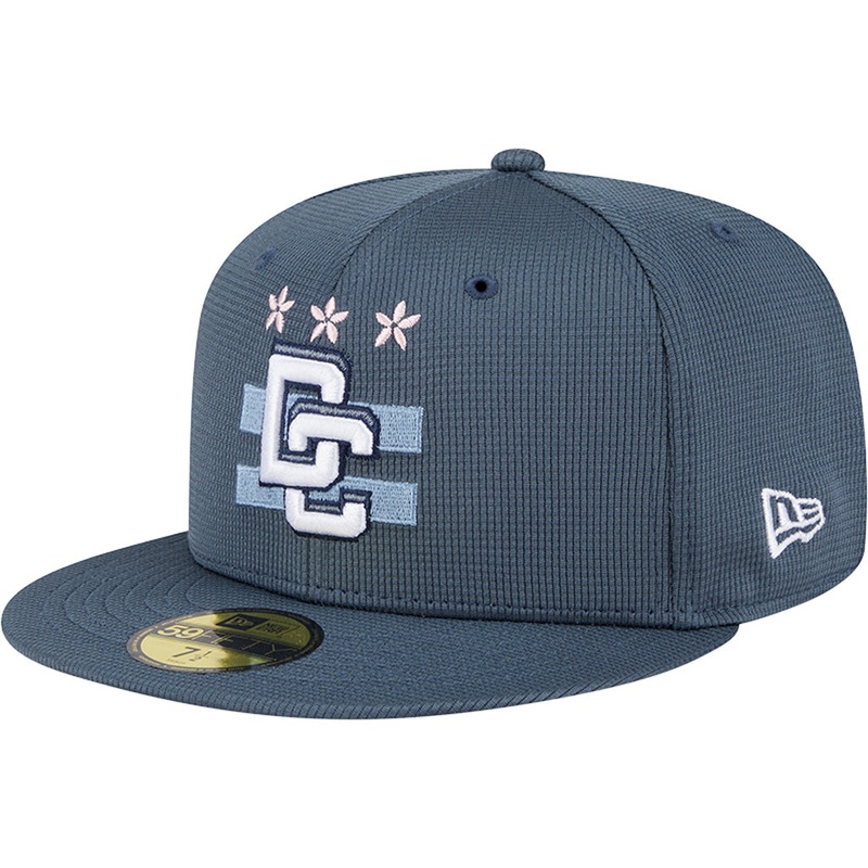 MLB Washington Nationals New Era 2025 City Connect Batting Practice 59FIFTY Fitted Hat – Navy