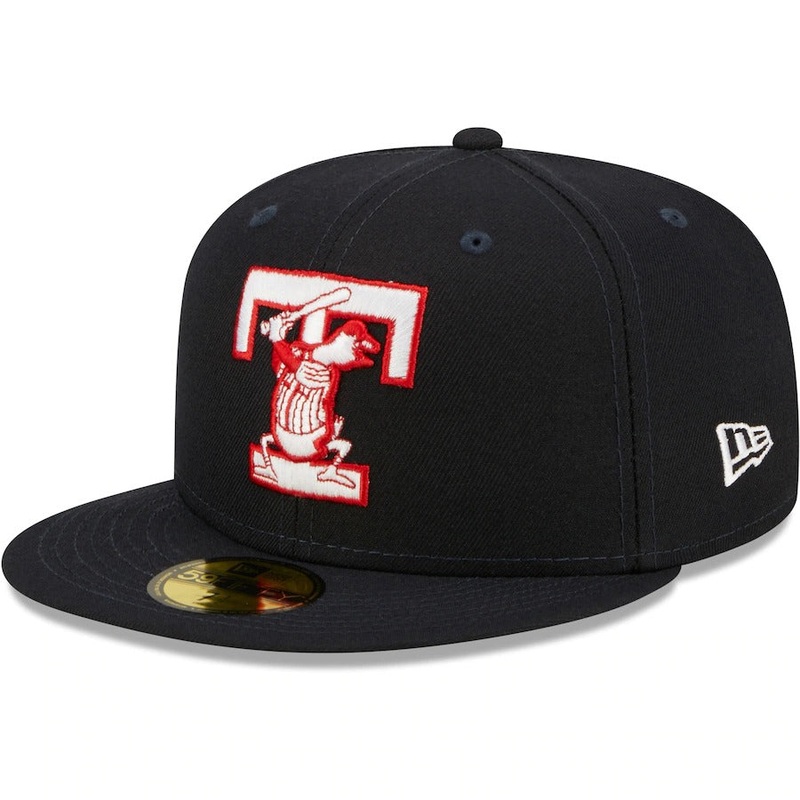 New Era Toledo Mud Hens Navy Authentic Collection 59FIFTY Fitted Hat