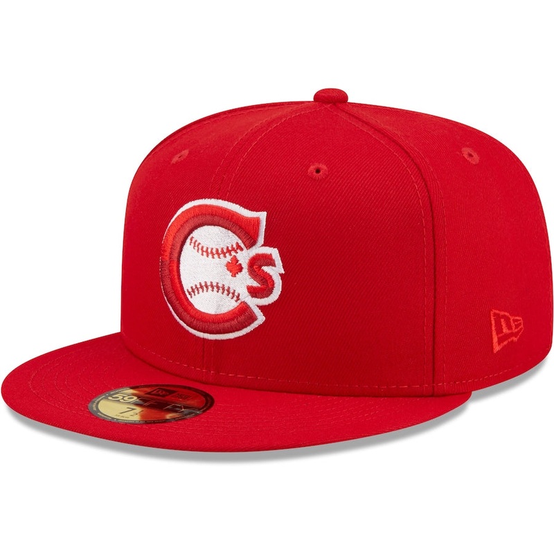 New Era Vancouver Canadians Red Authentic Collection 59FIFTY Fitted Hat