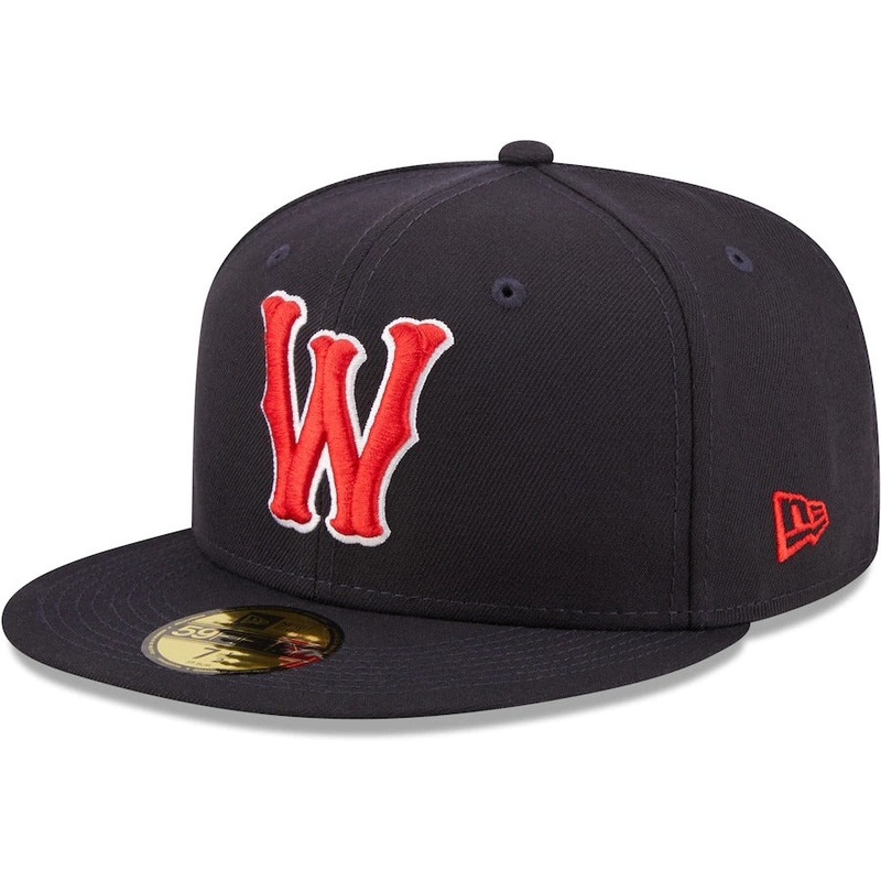 New Era Worcester Red Sox Navy Authentic Collection 59FIFTY Fitted Hat