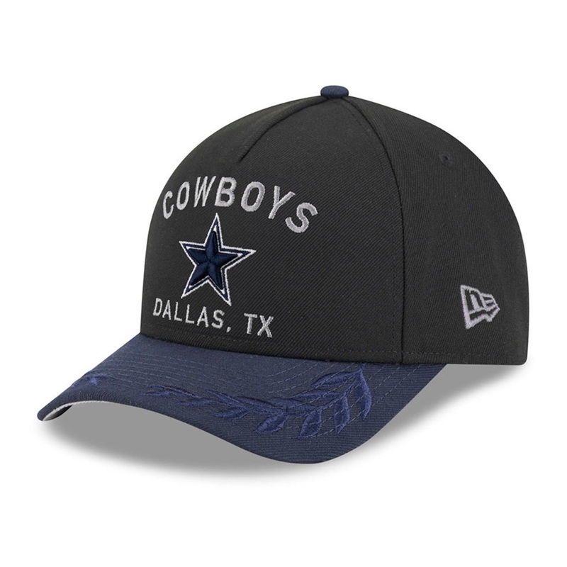 NFL Dallas Cowboys New Era 2025 Draft 39THIRTY Flex Fit Hat – Black