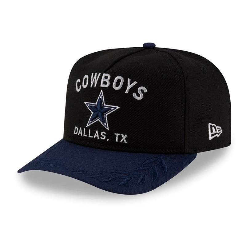 NFL Dallas Cowboys New Era 2025 Draft 9FIFTY A-Frame Hat – Black