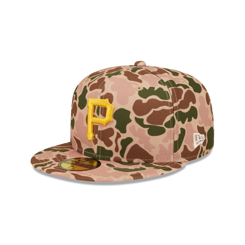 Pittsburg Pirates Duck Camo Hat – Camo / Cream