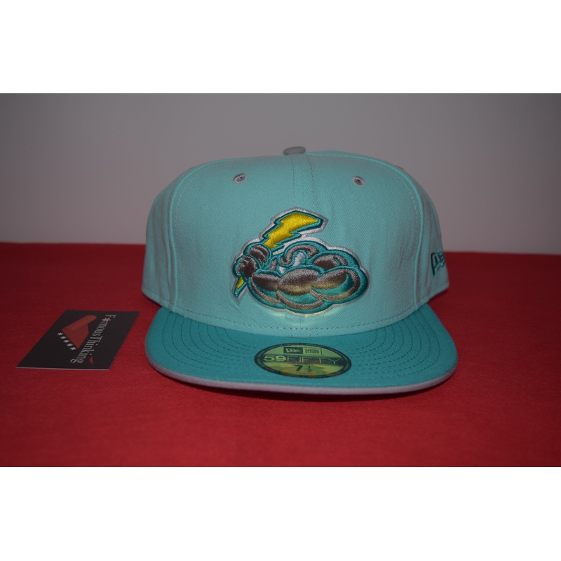 MILB New Era Trenton Thunder Teal Defunct Fitted 59Fifty