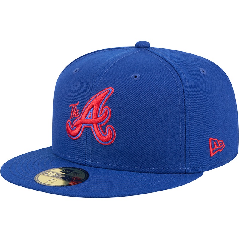 MLB Atlanta Braves New Era City Connect Fan Pack 59FIFTY Fitted Hat – Blue