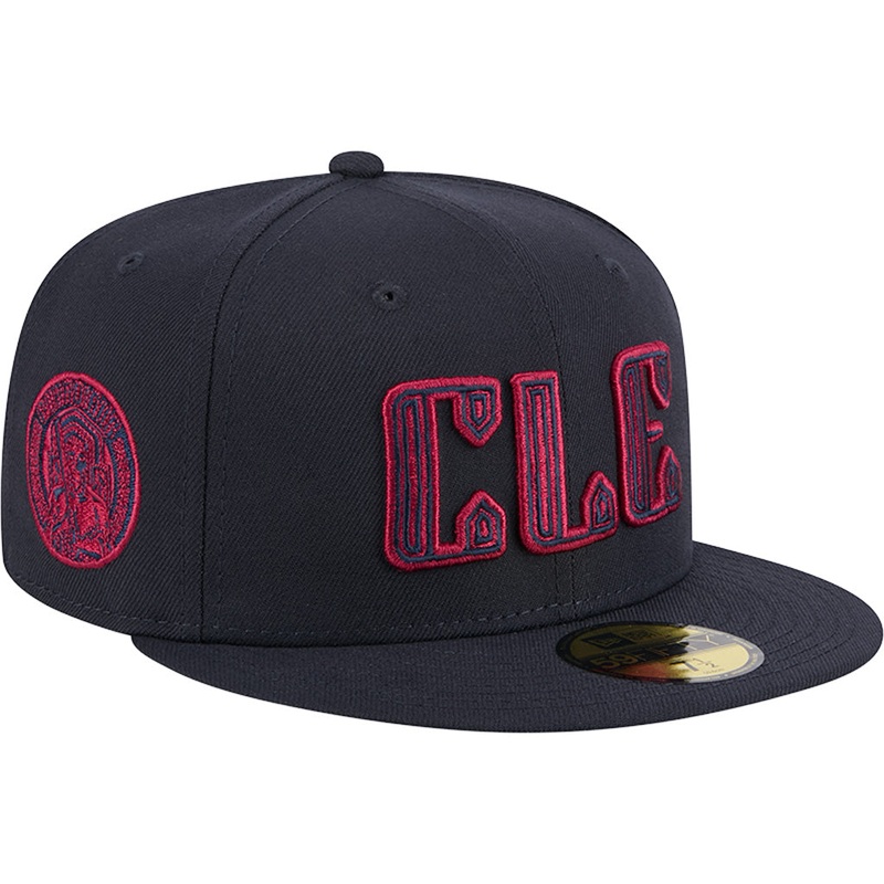 MLB Cleveland Guardians New Era City Connect Fan Pack 59FIFTY Fitted Hat – Navy