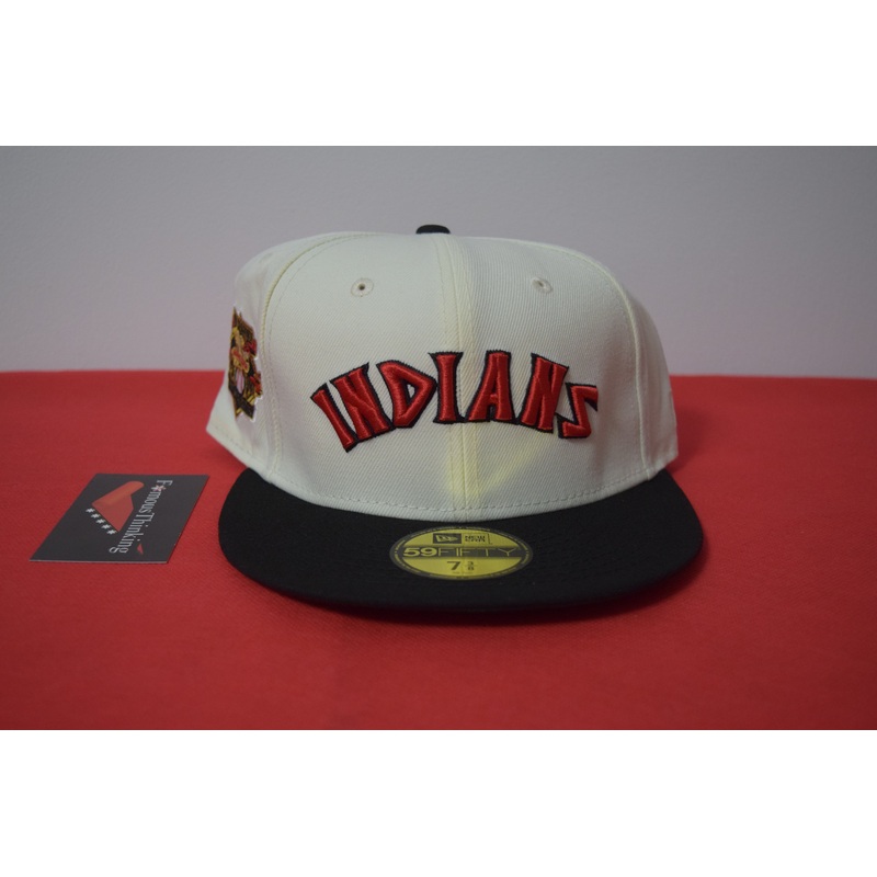MLB New Era Cleveland Indians Script Fitted 59Fifty
