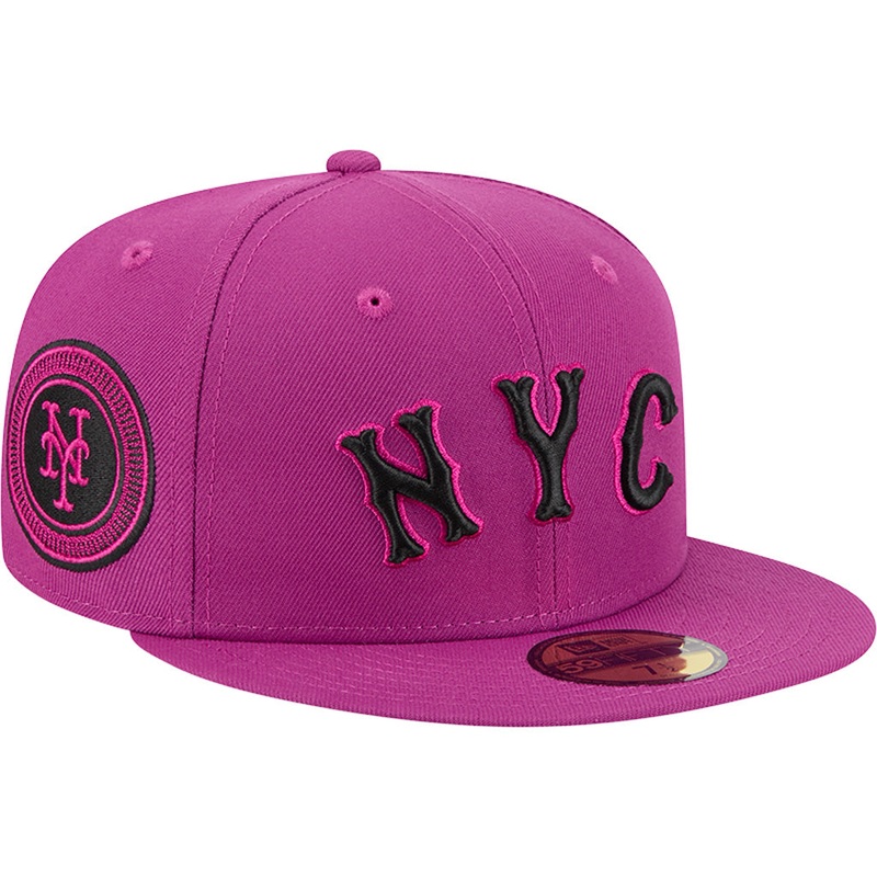 MLB New York Mets New Era City Connect Fan Pack 59FIFTY Fitted Hat – Pink