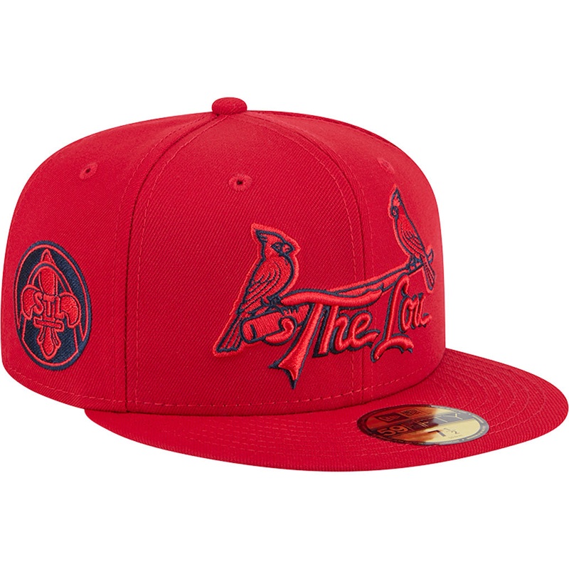 MLB St. Louis Cardinals New Era City Connect Fan Pack 59FIFTY Fitted Hat – Red