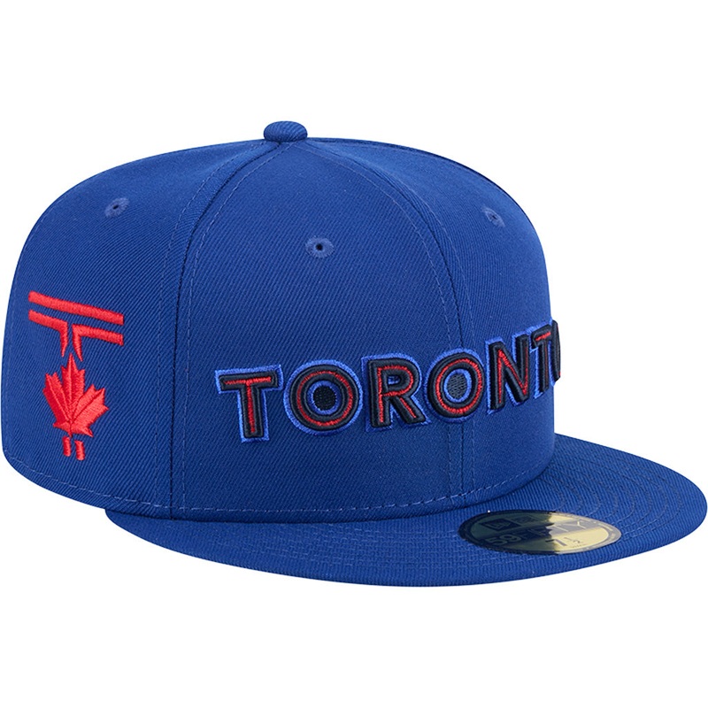 MLB Toronto Blue Jays New Era City Connect Fan Pack 59FIFTY Fitted Hat – Blue