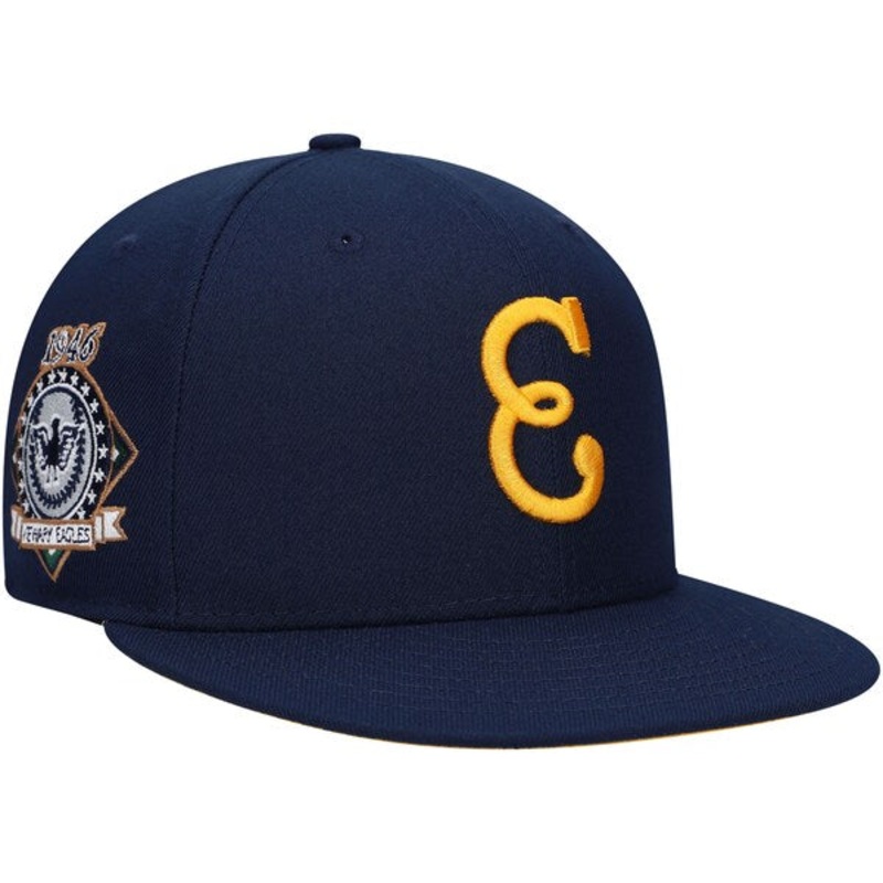 Rings & Crwns  Newark Eagles Team Fitted Hat – Navy