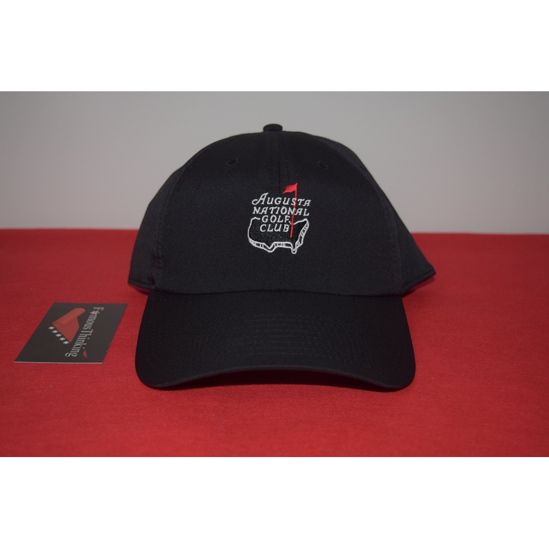 ANGC Augusta National Golf Club Members Only Black Velcroback by American Needle