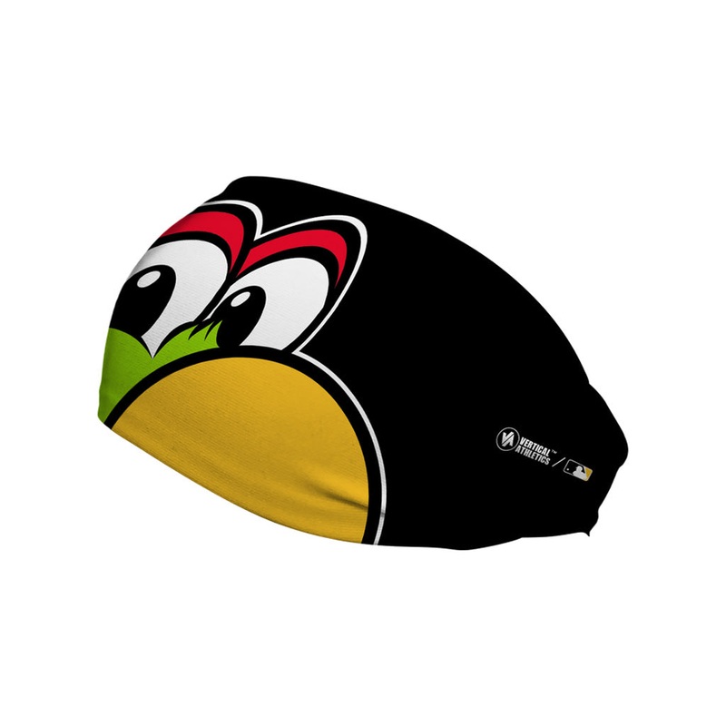 MLB Pittsburgh Pirates Vertical Athletics Mascot Stare Headband – Black