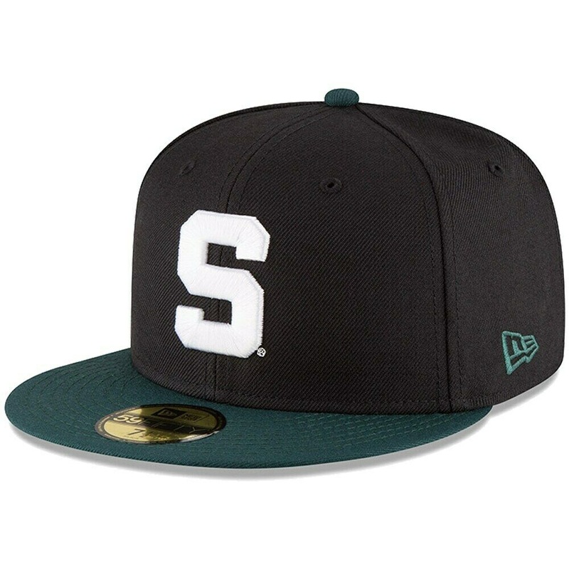 New Era Black/Green GCP Michigan State Spartans NCAA Basic 59FIFTY Fitted