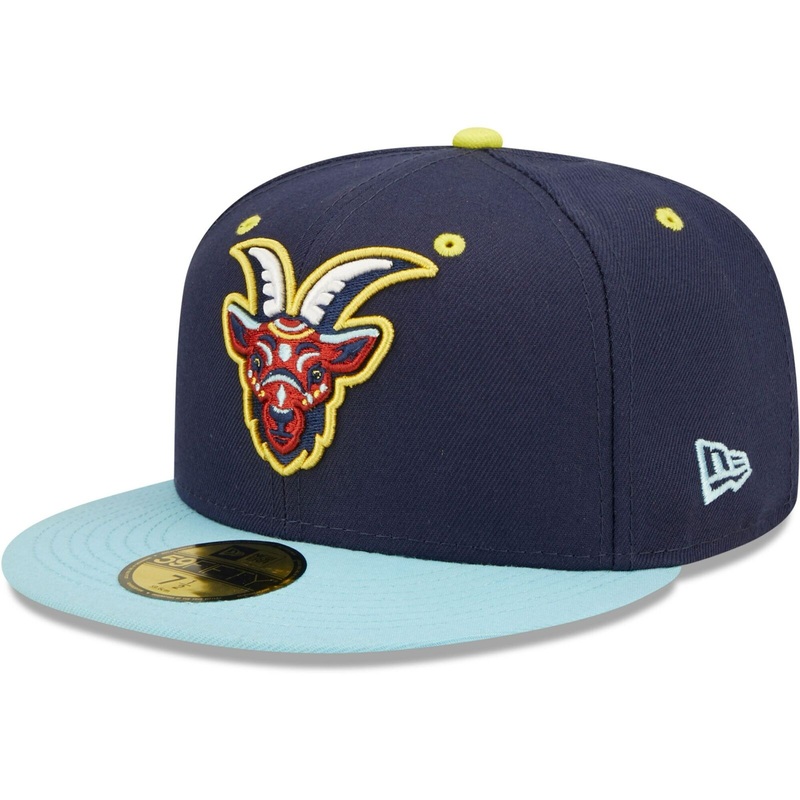 New Era Los Cabritos Maldichos de South Bend Navy Copa De La Diversion 59FIFTY Fitted Hat