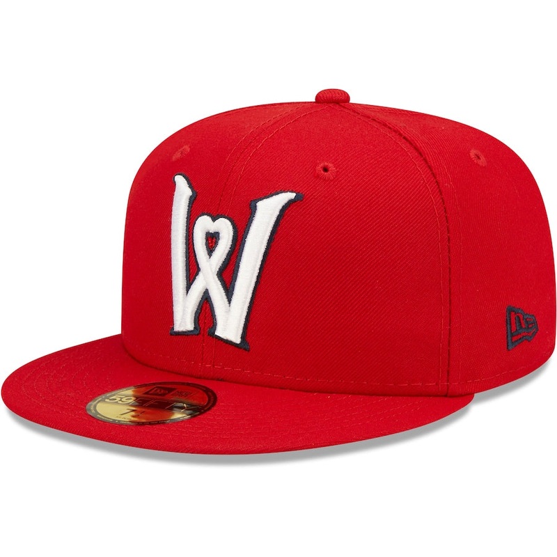 New Era Worcester Red Sox Red Authentic Collection Team Alternate 59FIFTY Fitted Hat