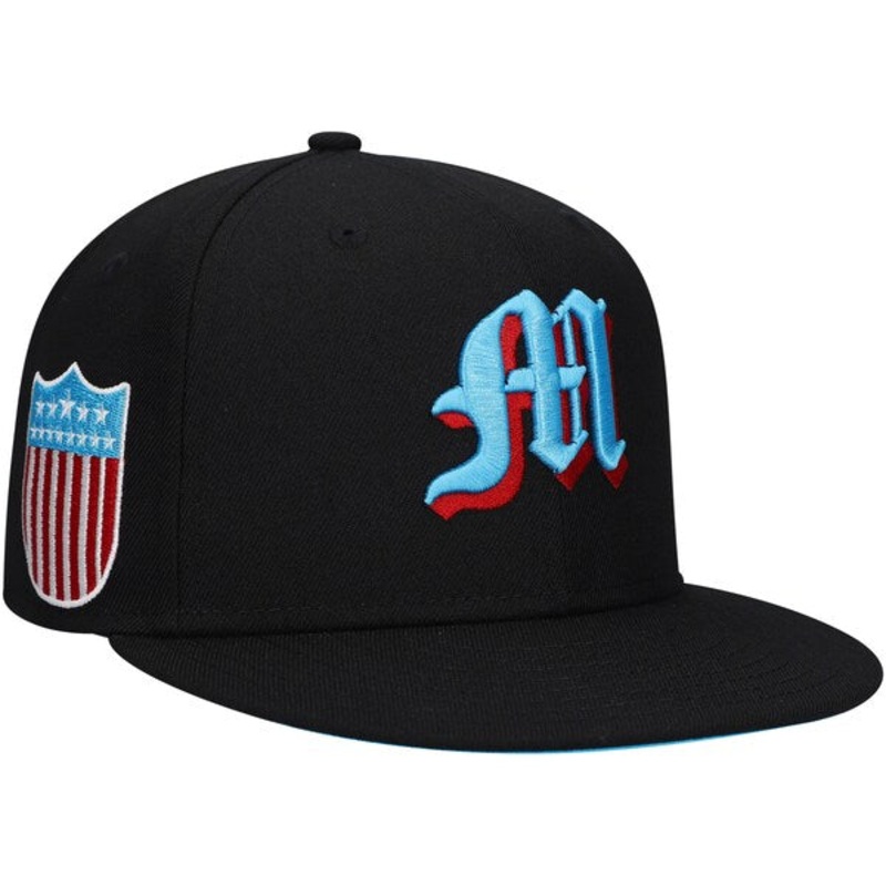 Rings & Crwns  Miami Giants Team Fitted Hat – Black