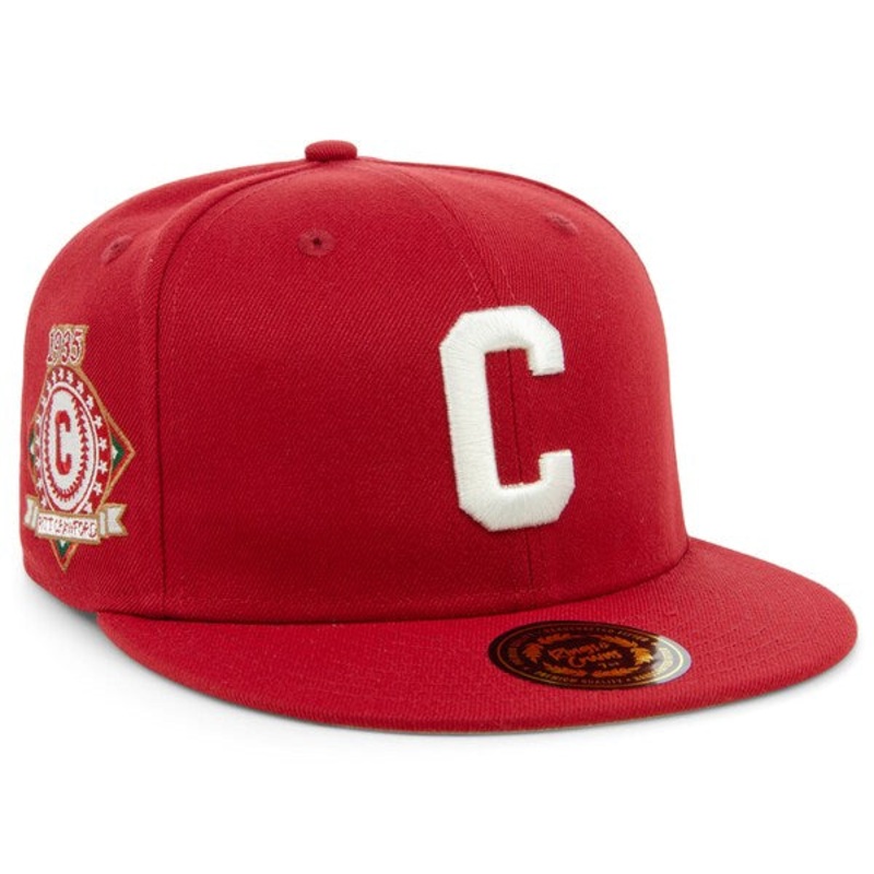 Rings & Crwns  Pittsburgh Crawfords Team Fitted Hat – Maroon