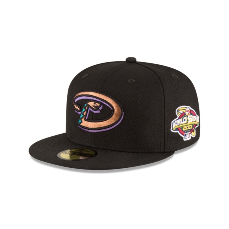 Arizona Diamondbacks Black 2001 World Series Cooperstown New Era 59Fifty Fitted