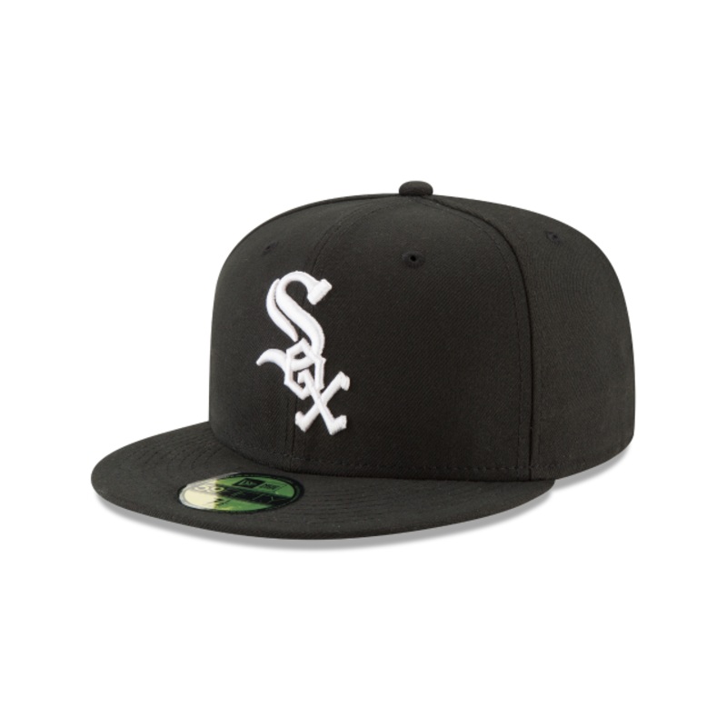 Chicago White Sox New Era Black Game Authentic Collection On-Field 59FIFTY Fitted Hat