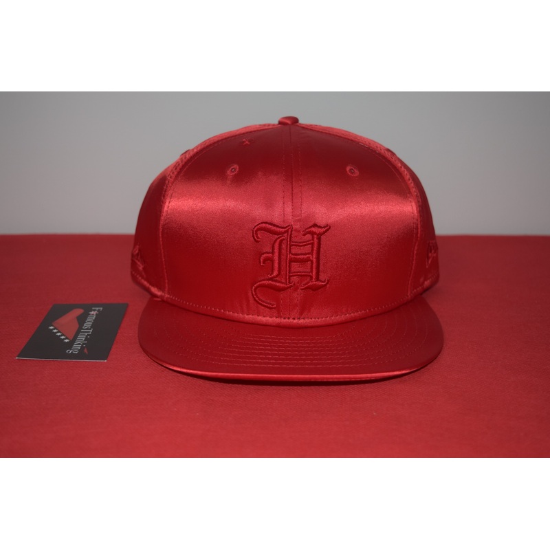 Fitted Hawaii New Era H Script Red Satin Snapback 9Fifty