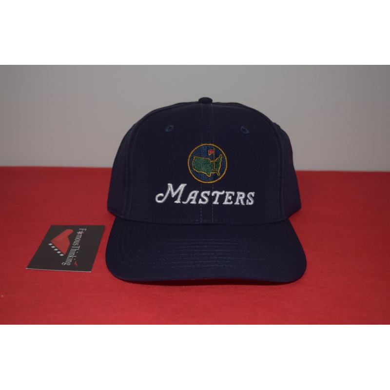Masters Berckmans 1934 Logo Script Navy Snapback Hat By American Needle