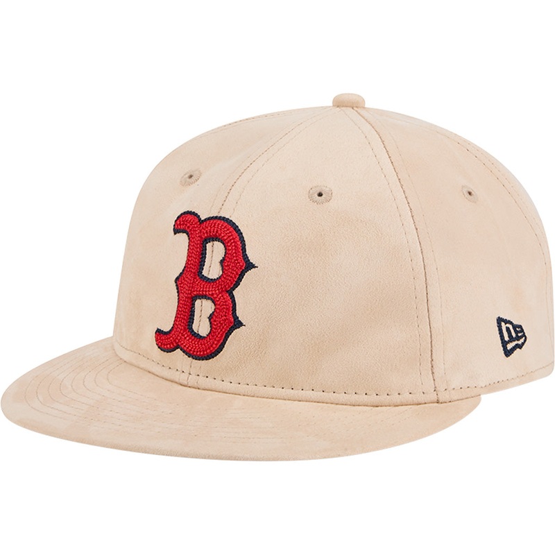 MLB Boston Red Sox New Era Suede Retro Crown 9FIFTY Snapback Hat – Tan