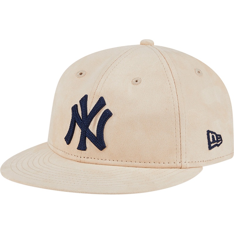 MLB New York Yankees New Era Suede Retro Crown 9FIFTY Snapback Hat – Tan