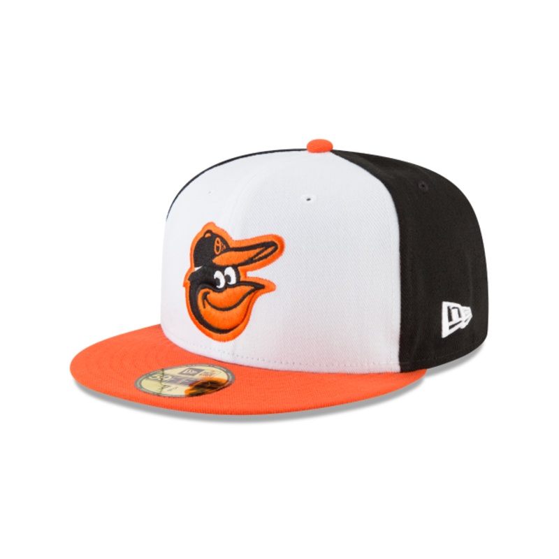 New Era 59FIFTY Baltimore Orioles Home Youth Authentic On-Field Fitted Hat
