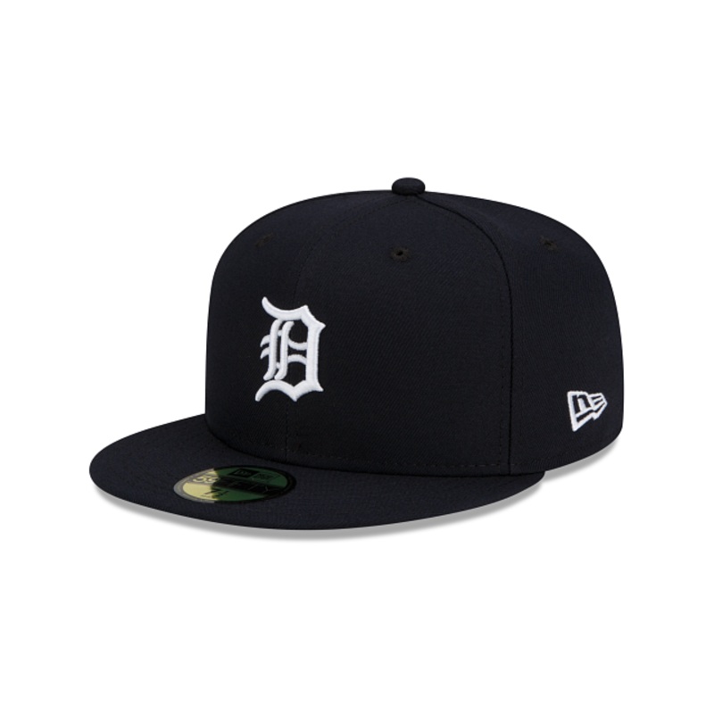 New Era 59FIFTY Detroit Tigers Fitted Hat – Black / White