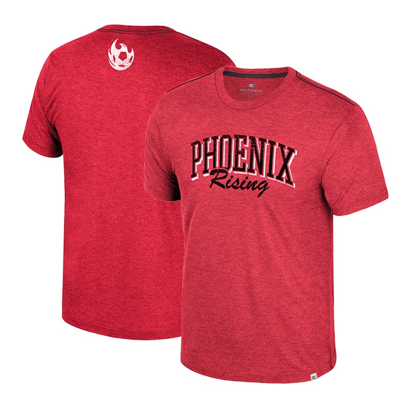 Phoenix Rising Colosseum Physicist T-Shirt – Red