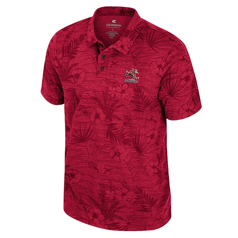 Tucson Roadrunners Colosseum Groves Printed Polo – Red