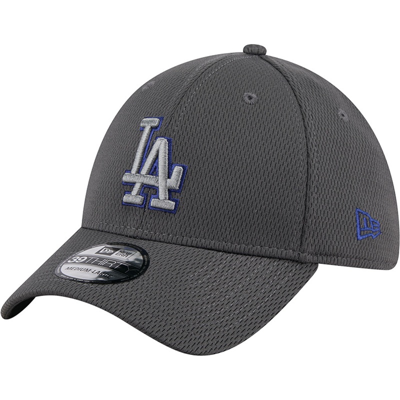 MLB Los Angeles Dodgers New Era Tonal Graphite 39THIRTY Flex Fit Hat – Graphite