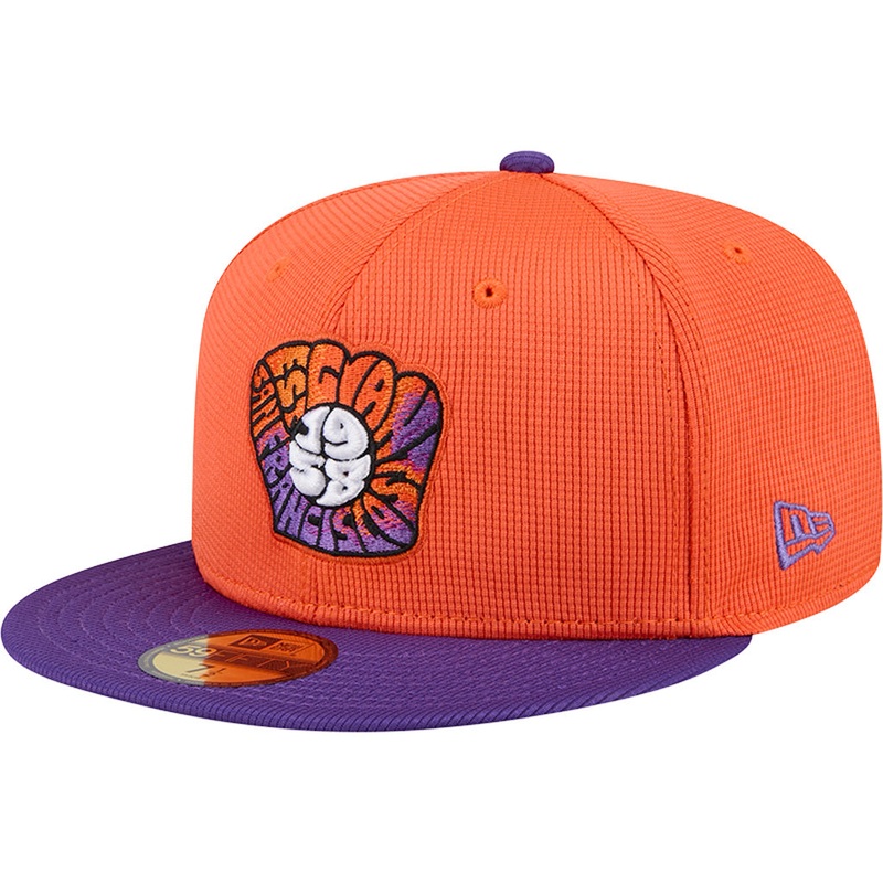 MLB San Francisco Giants New Era 2025 City Connect Batting Practice 59FIFTY Fitted Hat – Orange