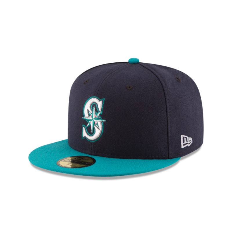 New Era 59FIFTY Seattle Mariners Alternate Authentic Collection On-Field Fitted Hat
