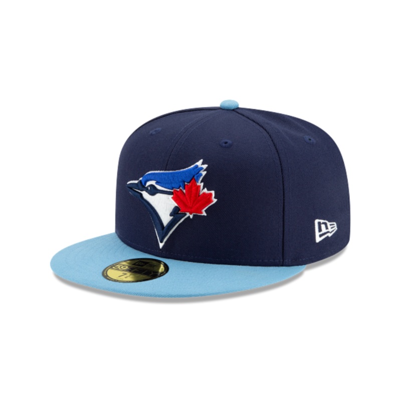 New Era 59FIFTY Toronto Blue Jays Alternate 4 Authentic Collection On-Field Fitted Hat Navy