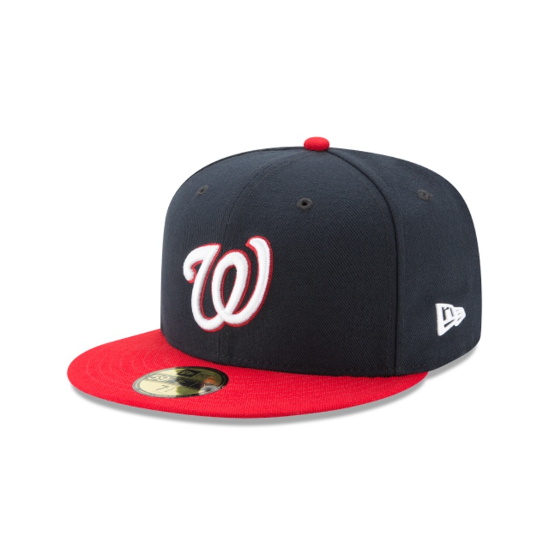 New Era 59FIFTY Washington Nationals Alternate 1 Authentic Collection On-Field Fitted Hat