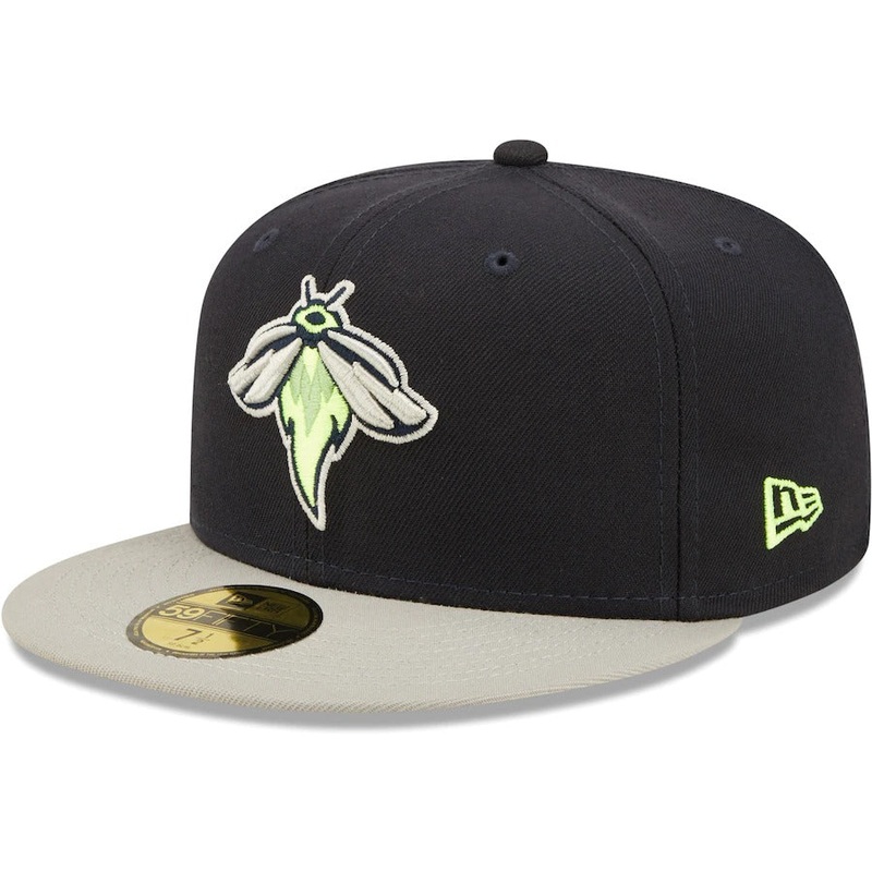 New Era Columbia Fireflies Navy Authentic Collection Road 59FIFTY Fitted Hat