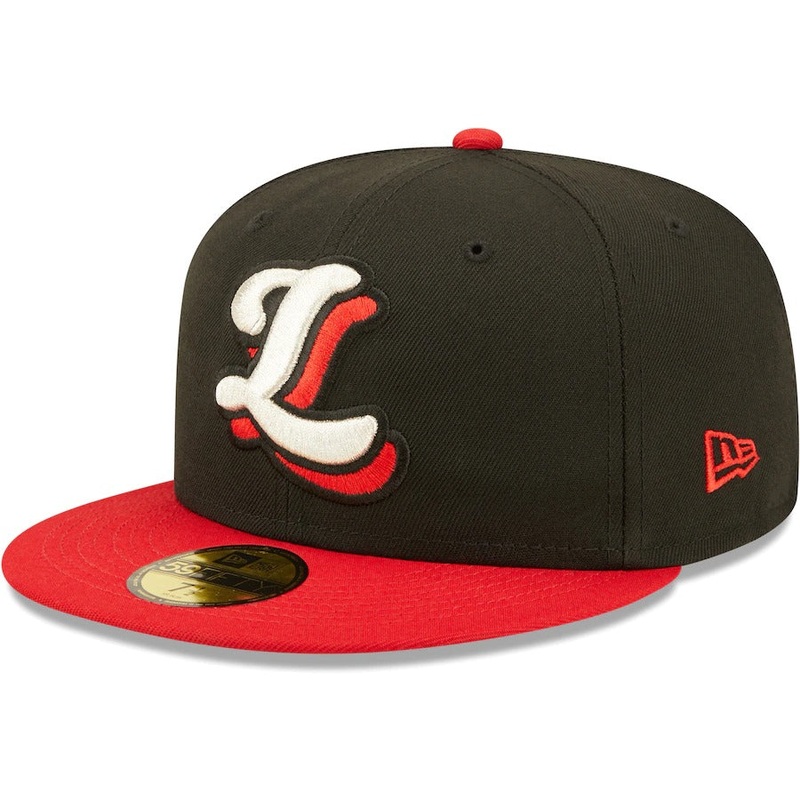 New Era Lansing Lugnuts Black Authentic Collection Team 59FIFTY Fitted Hat